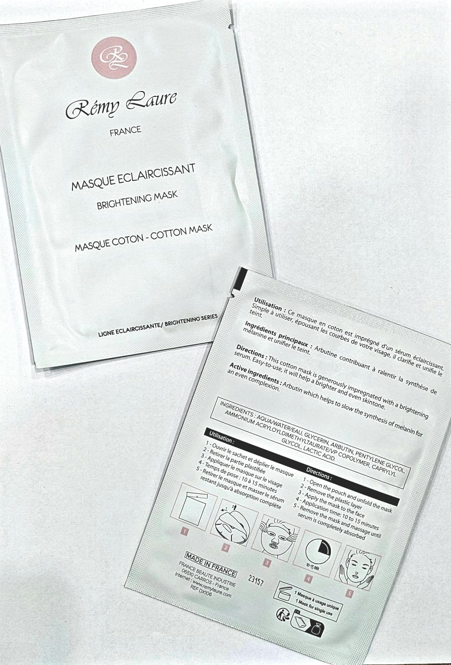 BRIGHTENING COTTON MASK